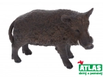 Beeldje van een wild zwijn uit de collectie handbeschilderde dieren