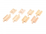 Houten railverbinders 7 cm (8 stuks) BIGJIGS RAIL