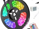 LED-strip SMD 5050 RGB 4,5 m waterdichte set met afstandsbediening