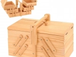 Houten naaimand 30 × 16 × 20 cm