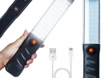 Krachtige werkplaats-LED-lamp COB 48, via USB oplaadbaar met haak en magneet