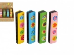 Houten mondharmonica voor kinderen 13 cm – meerdere kleuren