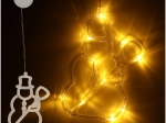 Hangende kerst LED-decoratie voor het raam