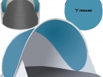 Pop-up strandtent 145 × 100 × 70 cm – turkoois-wit