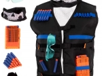 Tactisch vest voor schuimpijltjes met accessoires – kinderset