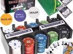 Pokerset in blikken doos 200 fiches MALATEC