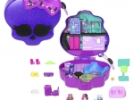 Polly Pocket compact Monster High schedel met skatepark en school