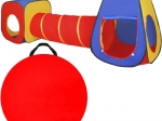 Kinderspeeltent 3in1 Tipi + Tunnel + Huisje