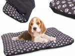 Hondenbed met pootafdrukken 90 × 60 cm
