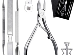 Set voor ingegroeide nagels met nagelkniptang en roestvrijstalen instrumenten