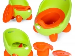 Kinderpotje ECOTOYS met groen uitneembare inzet