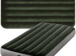 Opblaasbaar velours luchtbed eenpersoons INTEX Dura-Beam Fiber-Tech 191 × 99 × 25 cm
