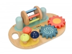Houten sensorische activiteitenbord Adam Toys