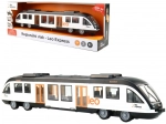 Regionale trein LEO EXPRESS met geluid en licht op vliegwiel