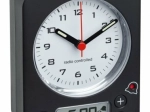 Draadloze wekker TFA COMBO met digitale instelling, zwart‑rood