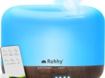 RUHHY LED aromadiffuser en luchtbevochtiger met afstandsbediening 300 ml