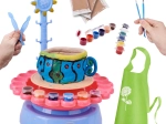 kinderpottenbakkerset met klei en verven