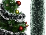 Decoratieve kerstguirlande met ijzige look 6 m RUHHY