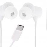 L-Brno oordopjes met microfoon USB-C wit