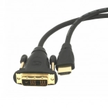 HDMI–DVI-kabel 1,8 m met vergulde connectoren