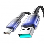 Joyroom USB-A naar USB-C kabel 3 A 1,2 m zwart