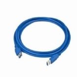 USB 3.0 verlengkabel AM–AF 3 m blauw