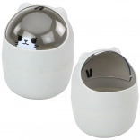 Mini vuilnisbak voor tafel grijs 1L