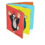 Knisperend uitvouwbaar textielboekje KRTEK 10 × 10 cm