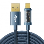 USB‑A naar Lightning laad- en datakabel 1,2 m 2,4 A Joyroom blauw
