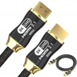 HDMI 2.1 Ultra High Speed kabel 8K 60 Hz, 4K 120 Hz, vergulde connectoren, 1,5 m