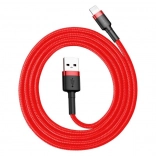 Baseus Cafule oplaadkabel USB–Lightning 3 m, 2 A, rood