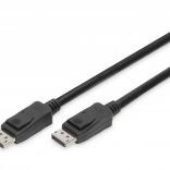 DisplayPort-kabel 8K met vergrendeling, 2 m, zwart