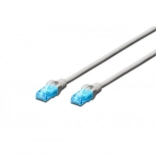 Netwerk patchkabel RJ45 cat. 5e U/UTP, 25 m, grijs