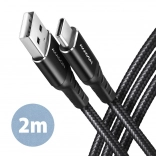 Kabel USB-C naar USB-A 2m AXAGON