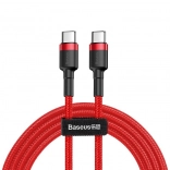 Kabel Baseus Cafule USB-C PD2.0 60W 2m rood