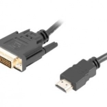 HDMI naar DVI‑D Dual Link kabel 3 m – zwart