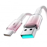 Joyroom USB-A naar USB-C kabel 1,2 m 3 A wit