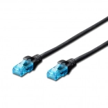 Patchkabel U/UTP cat.5e PVC 3 m zwart