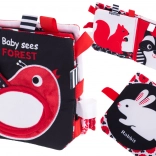 Contrast textielboek voor baby's Bos