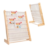 Kinder houten boekenrek met standaard 76,5 cm
