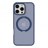 TORRAS Ostand Pro hoesje voor iPhone 16 Pro Max blauw