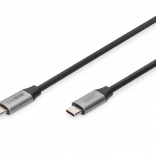 USB‑C-kabel 3.0, 60 W, 5 Gbps, USB‑C naar USB‑C, 1 m, zwart