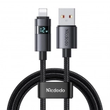 Mcdodo USB-A naar Lightning-kabel met LED-display