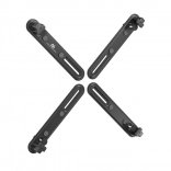 Adapter voor monitoren zonder VESA-openingen zwart 17-32 inch