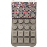 Siliconen pralinevorm, 24 holtes, 14 × 23 cm