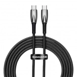 Baseus Glimmer snellaad USB‑C kabel 2 m 100 W