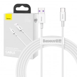 Baseus Superior USB naar USB‑C kabel 66 W, 2 m, wit