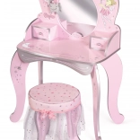 Houten toilettafel met stoeltje Magic Maria