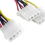 Voedingskabel 1x MOLEX/2x MOLEX