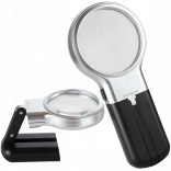 Handloep met LED-verlichting 3×, 60 mm